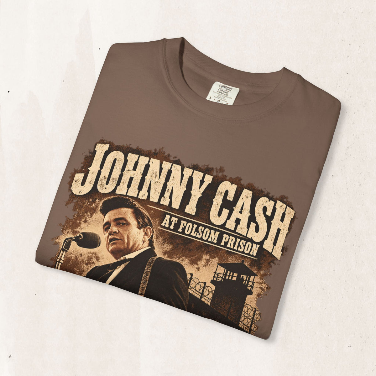 Johnny Cash 'At Folsom Prison' Vintage Graphic Tee