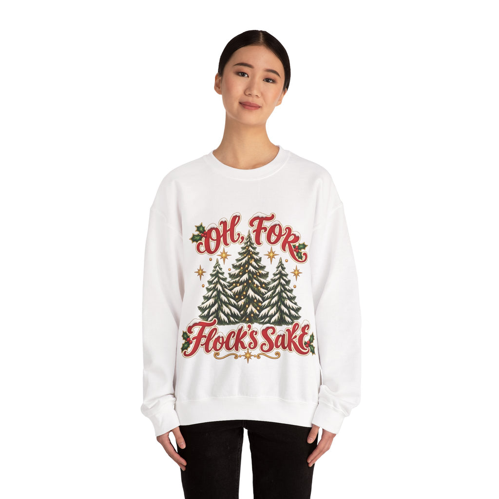 Oh For Flock’s SakeChristmas Tree Sweatshirt
