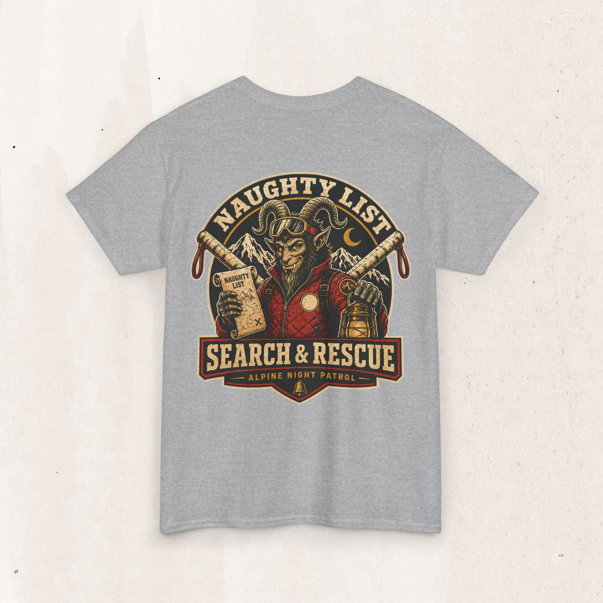Naughty List Search & Rescue Graphic Tee