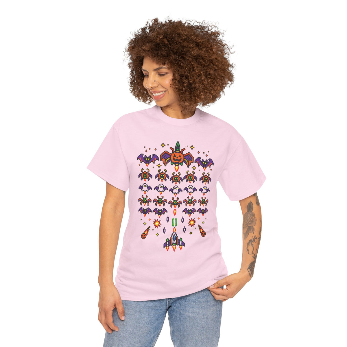 Halloween Galaga Graphic Tee