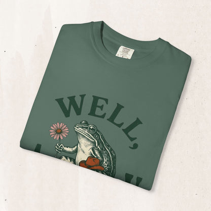 Frog Graphic "Well, Anyway" Tee