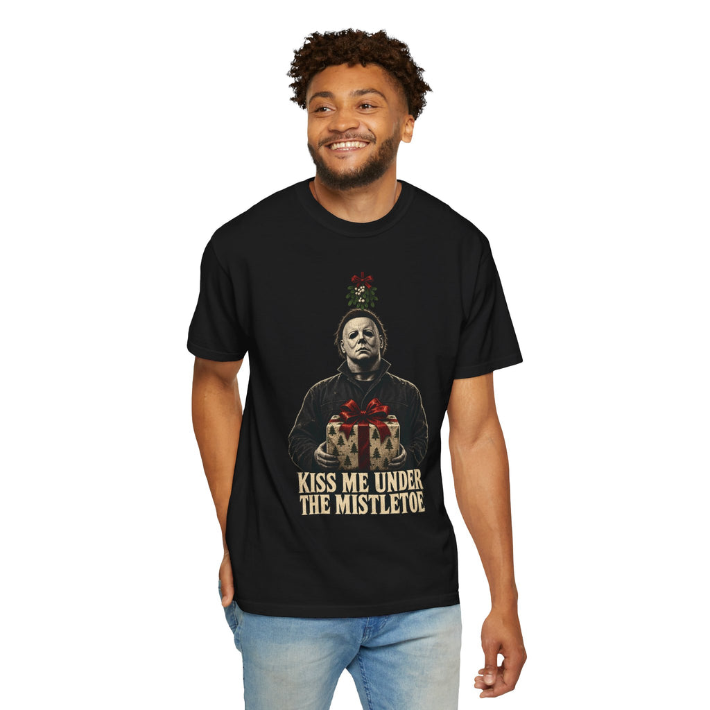 Michael Myers Kiss Me Under the Mistletoe Tee