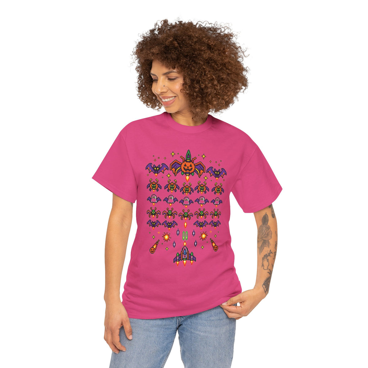 Halloween Galaga Graphic Tee
