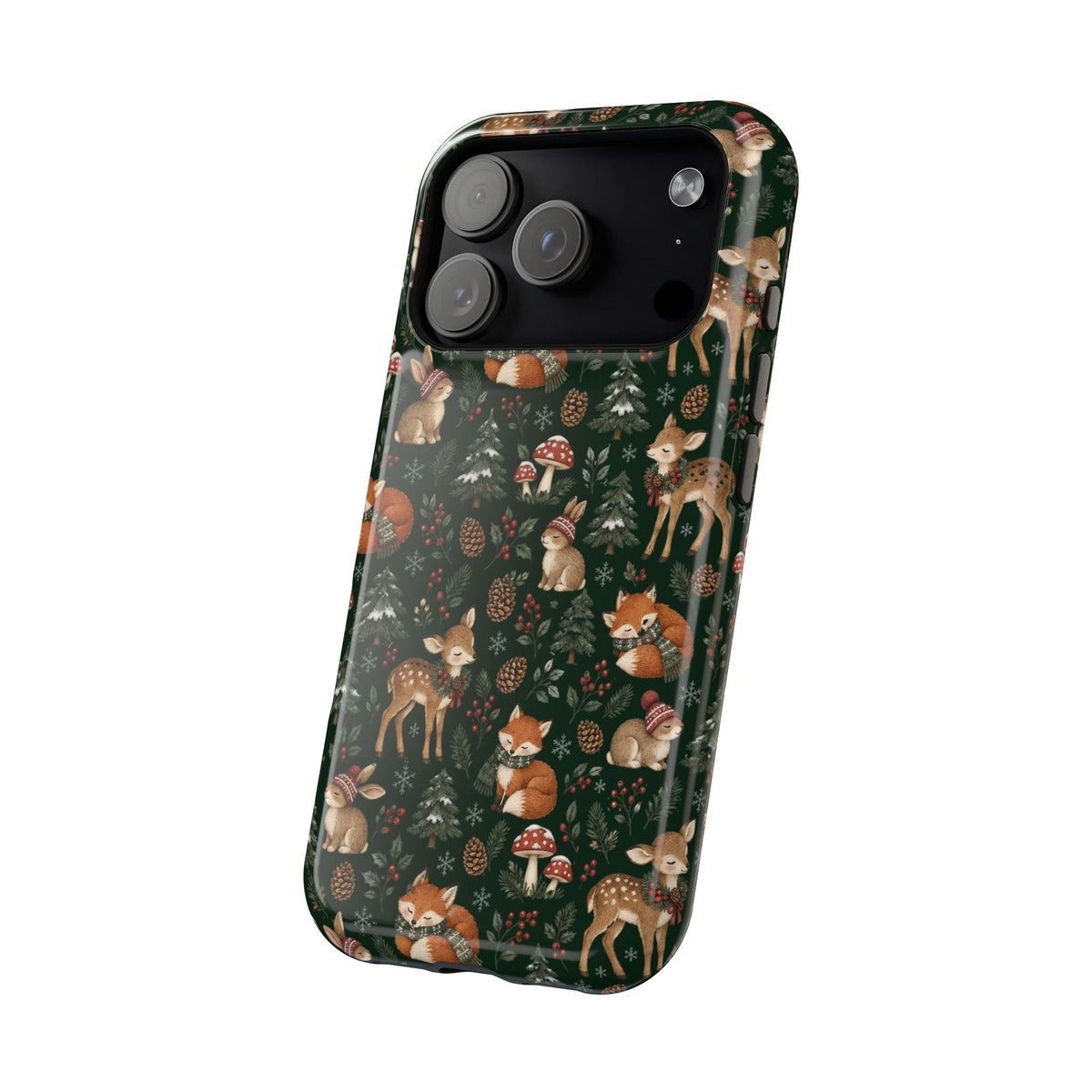Woodland Fox & Deer MagSafe Phone Case, alternate view