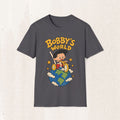 Bobby's World Graphic Tee – Retro 90s Cartoon Shirt – Charcoal