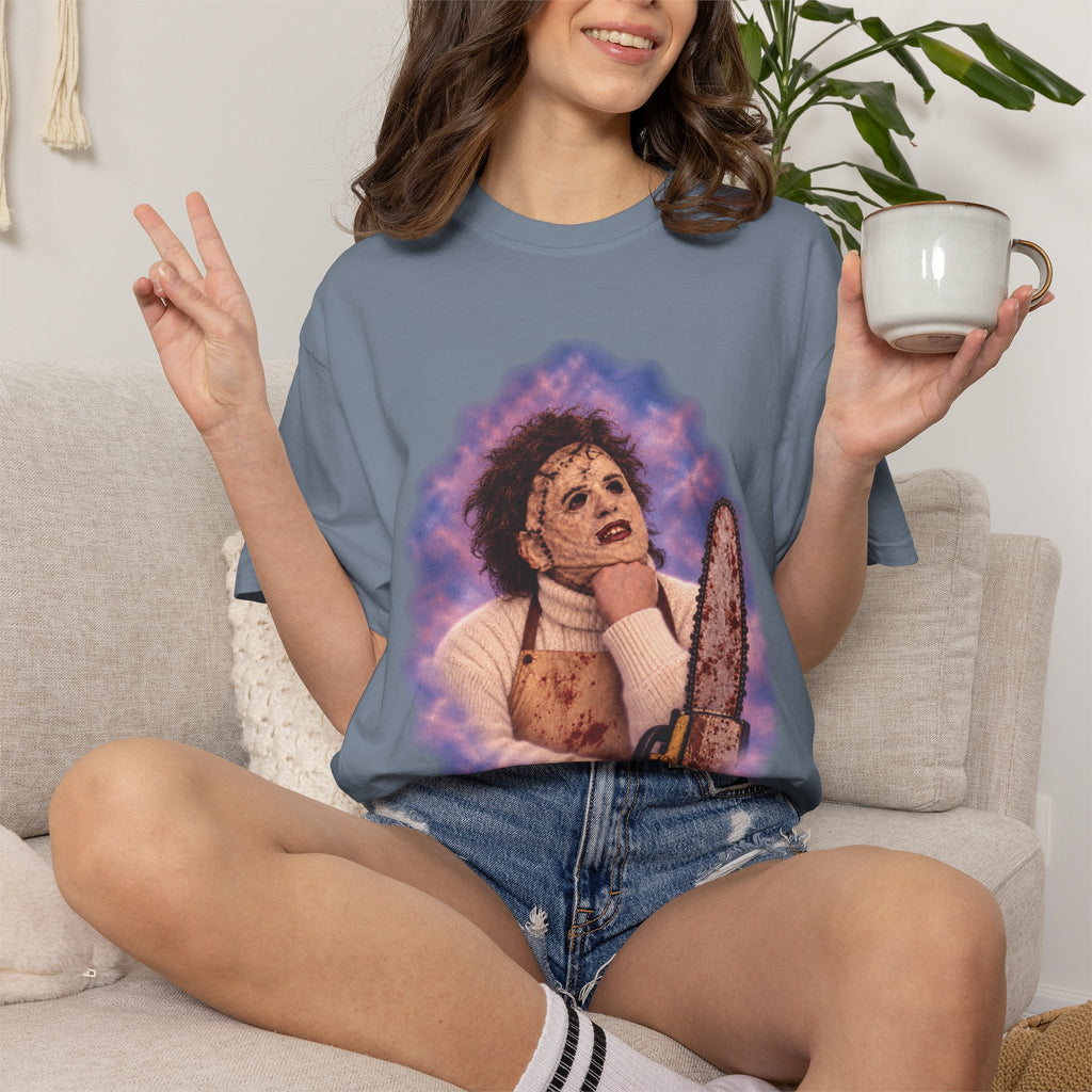 Leatherface 80's Portrait Tee