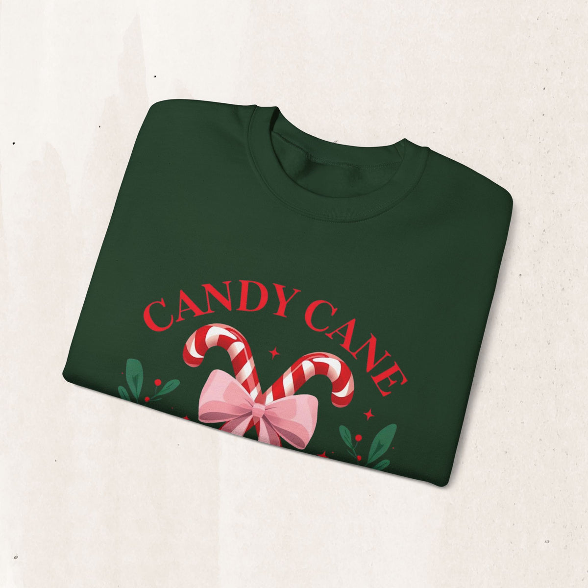 Candy Cane Christmas Club Crewneck Sweatshirt