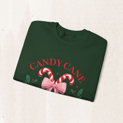 Candy Cane Christmas Club Crewneck Sweatshirt