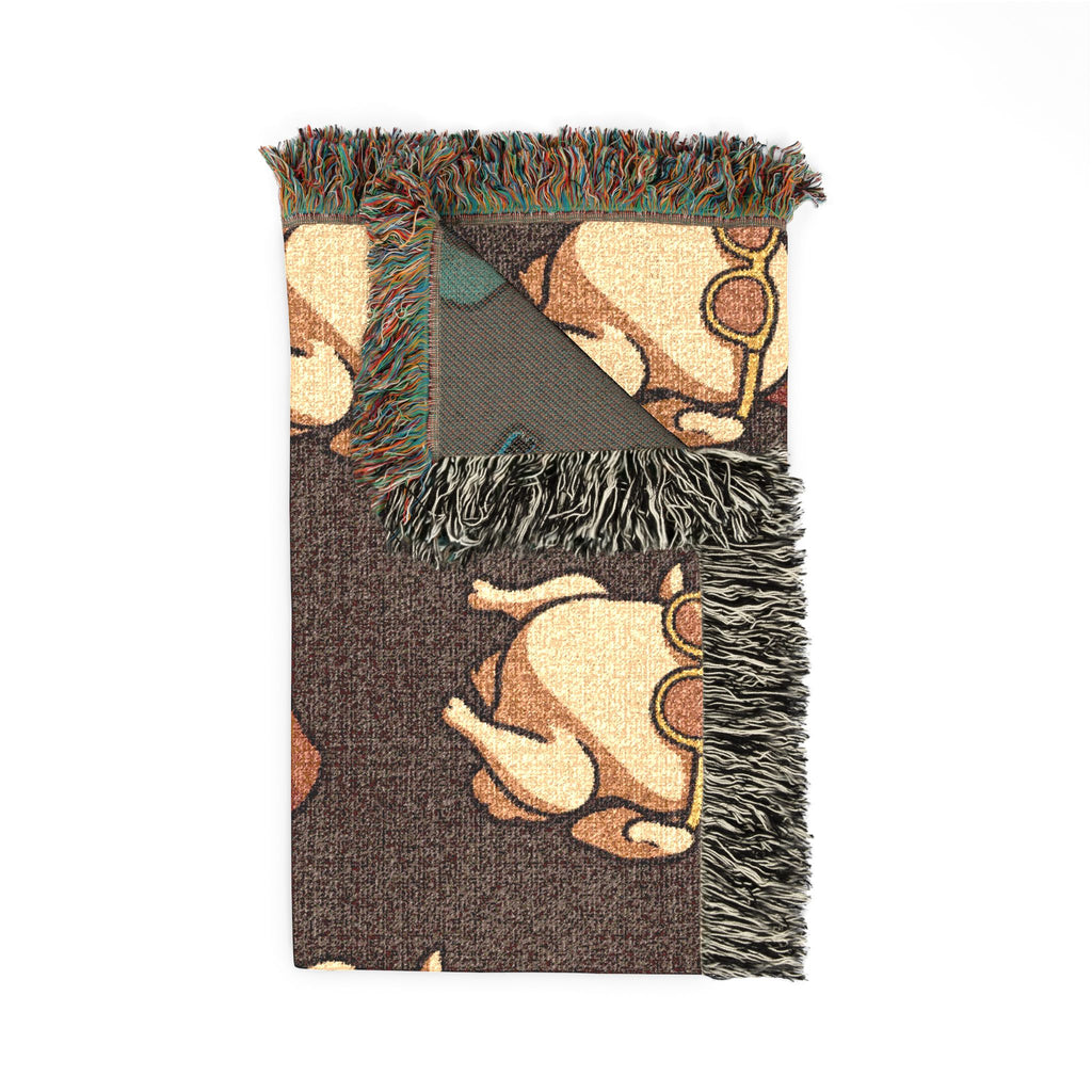 FRIENDS Turkey Pattern Woven Blanket Printify