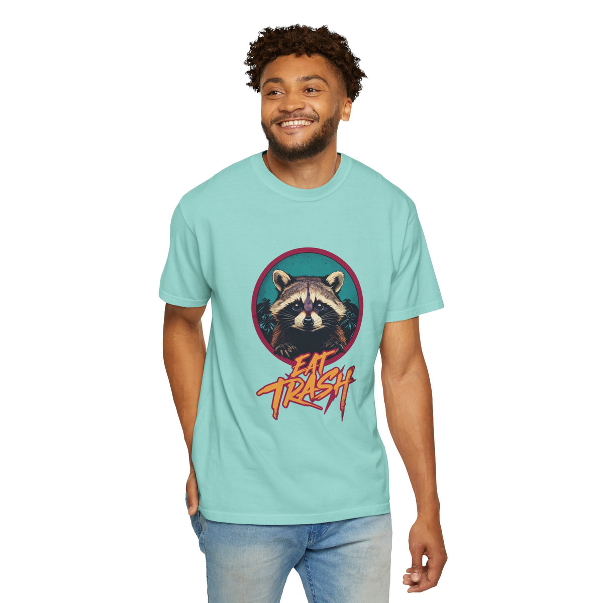 Raccoon 'Eat Trash' Graphic Tee