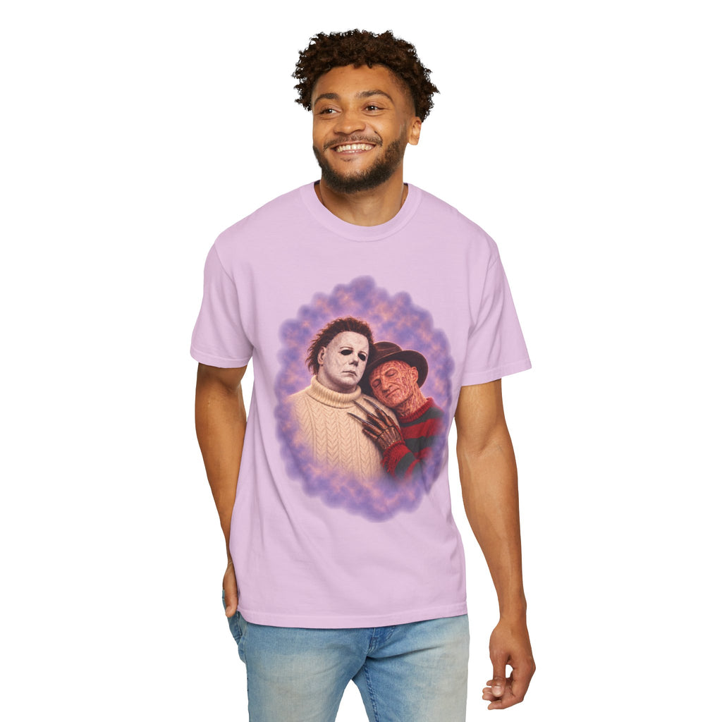 Michael Myers & Freddy Kreuger 80's Portrait Tee