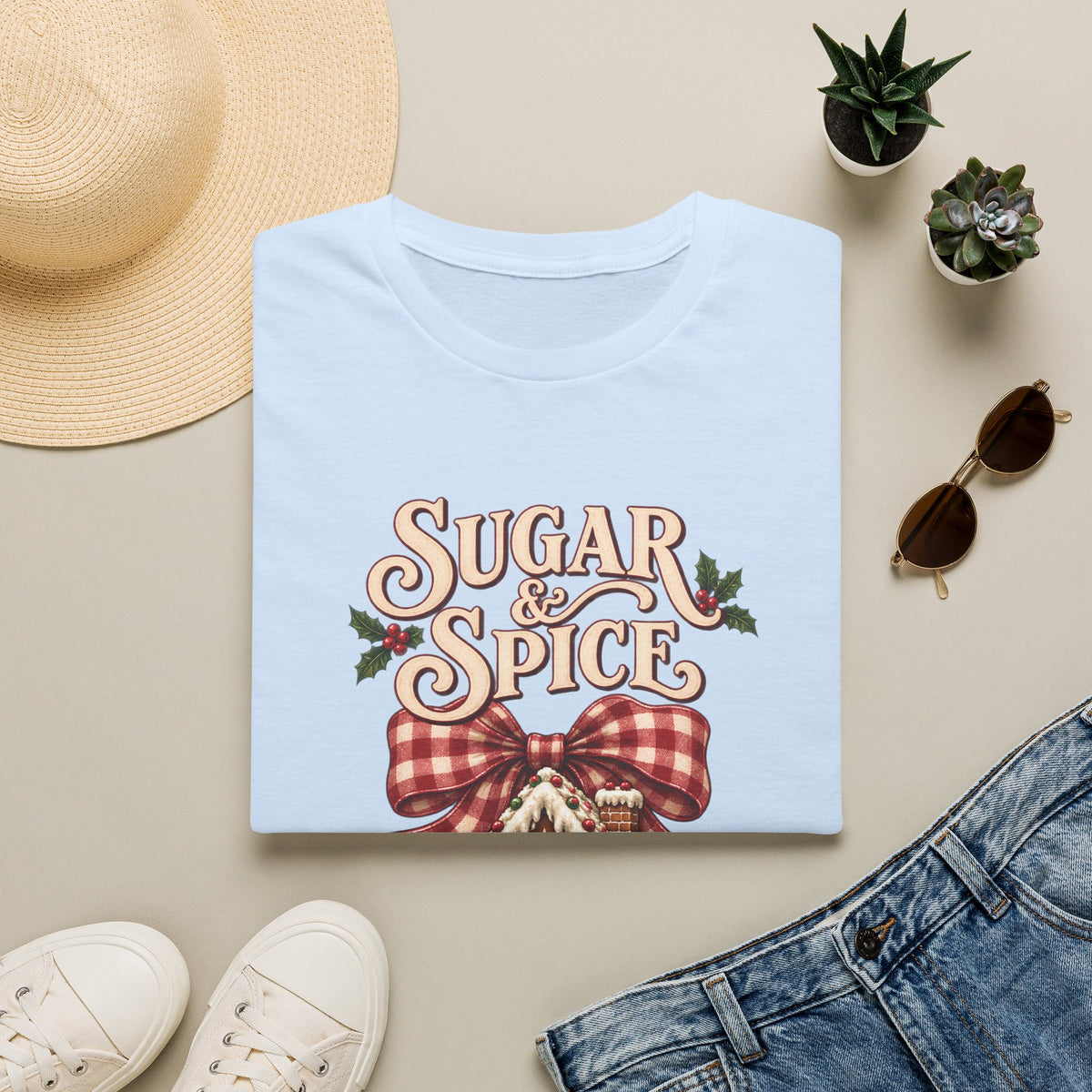 Sugar & Spice Gingerbread Christmas Tee