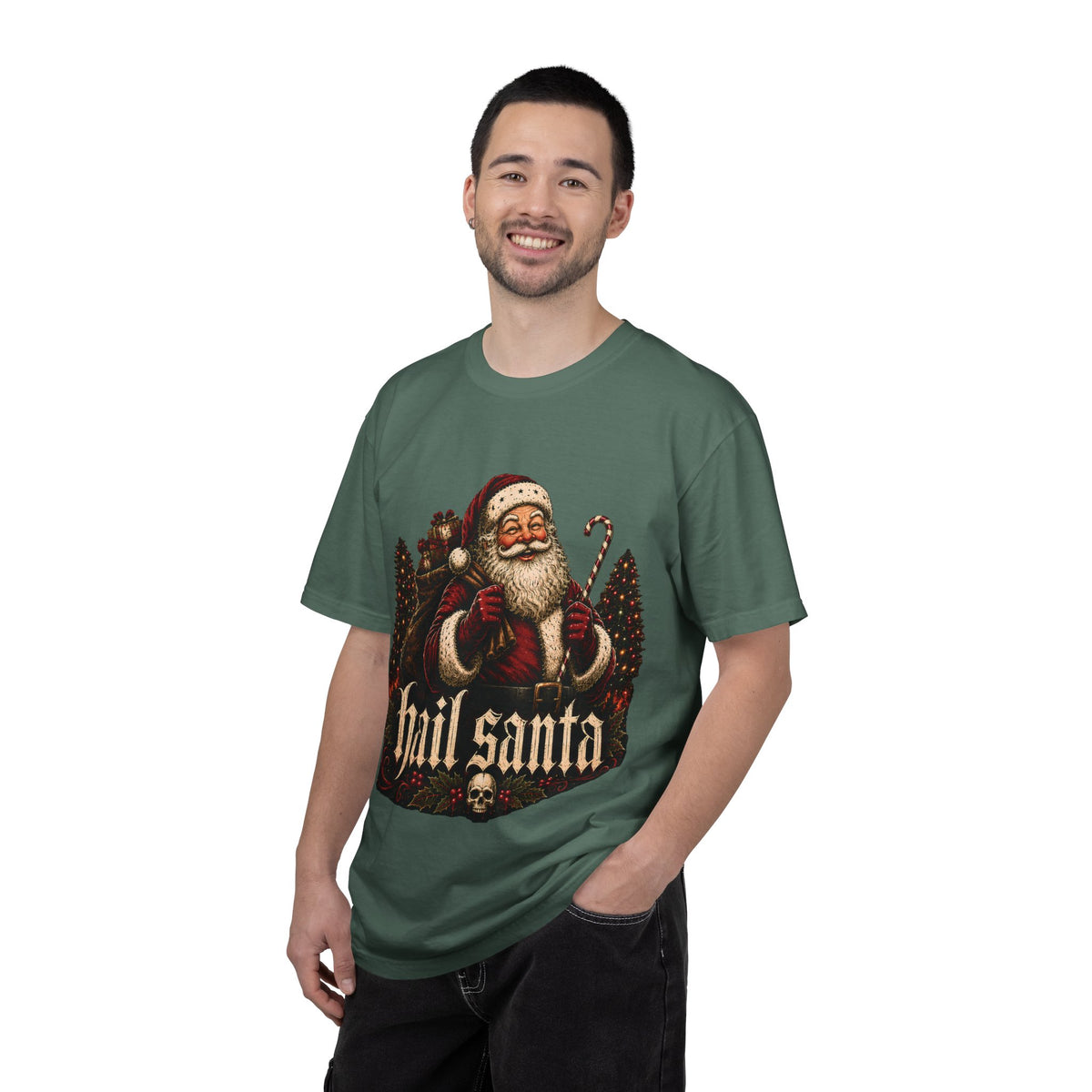 Hail Santa Vintage Graphic Tee