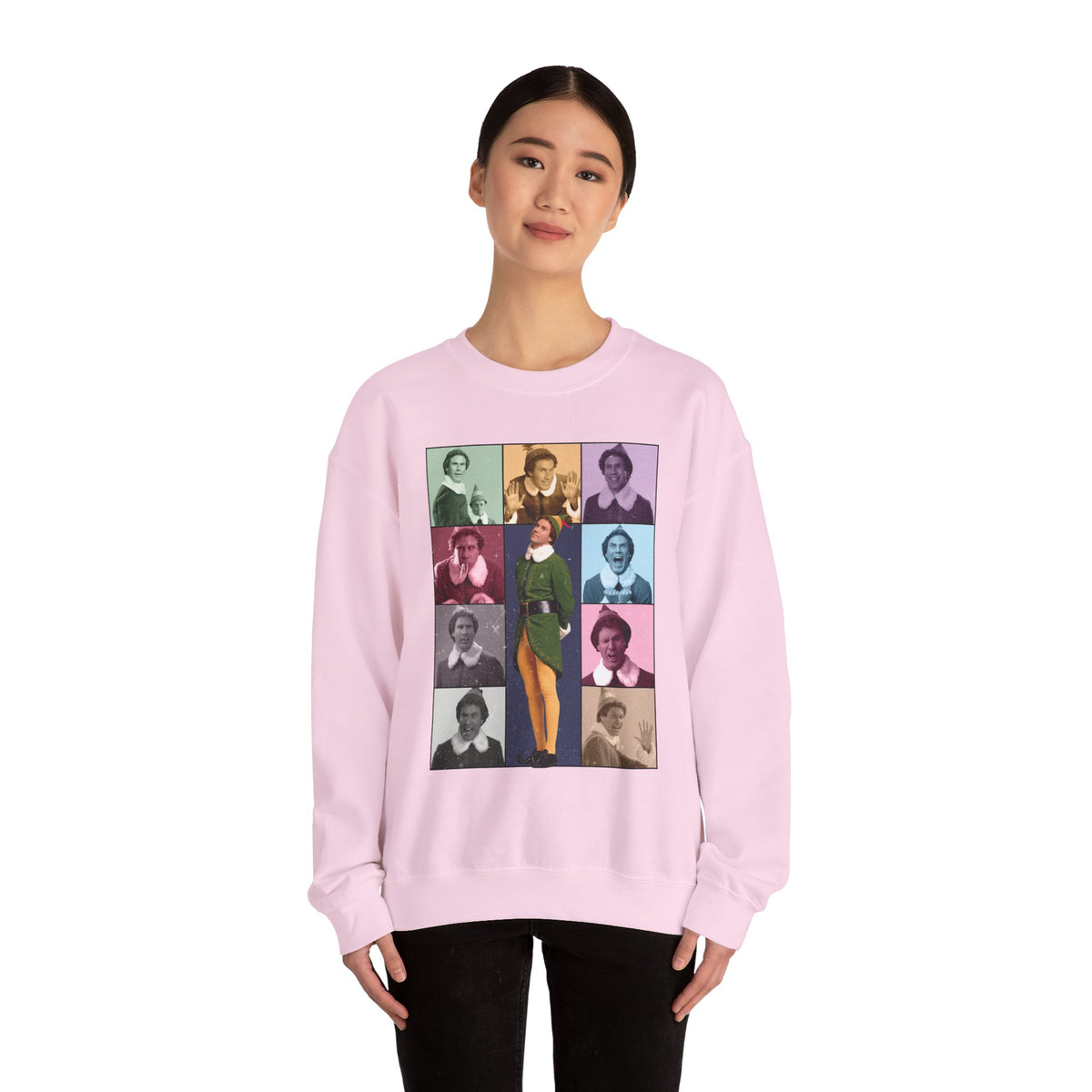 Buddy the Elf Christmas Sweatshirt, Elf Movie Era Concert Tour Parody Crewneck, Funny Christmas Movie Sweater, Holiday Gift
