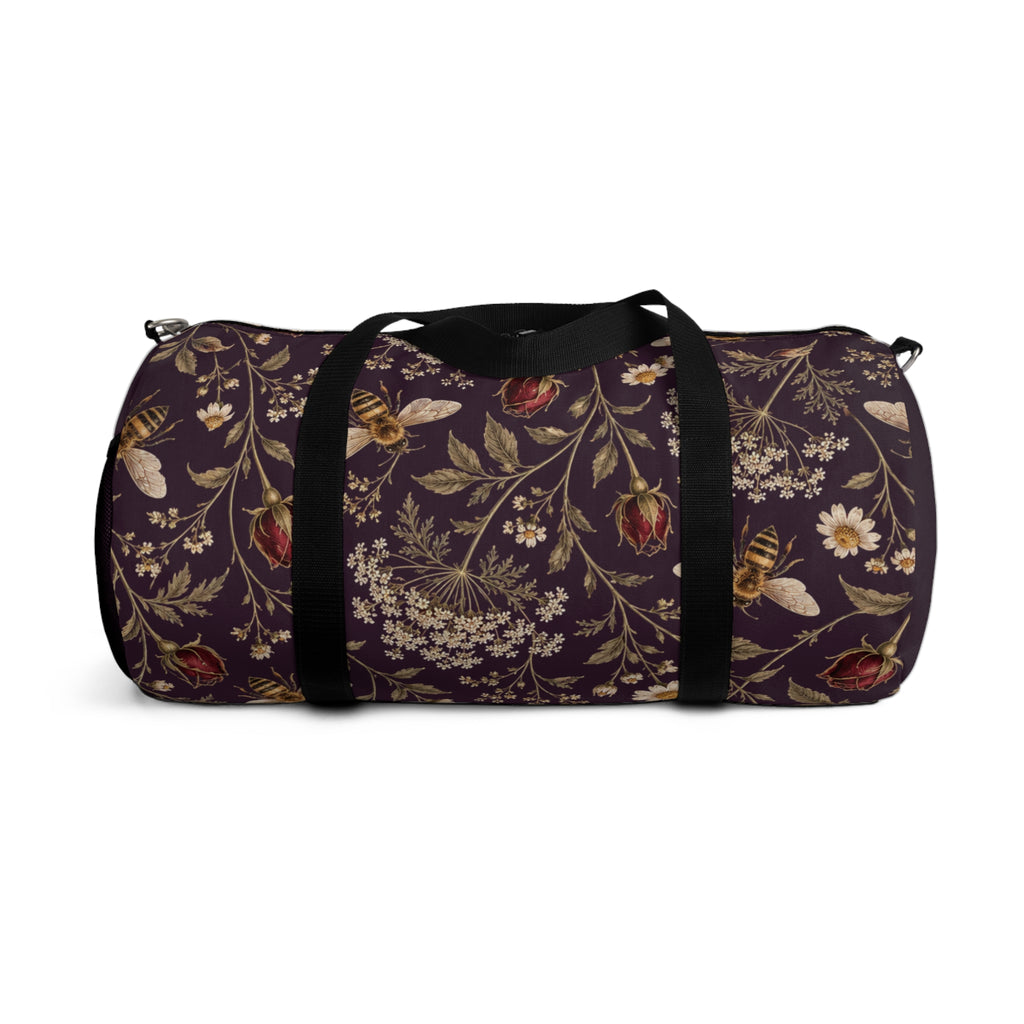 Vintage Floral Duffel Bag