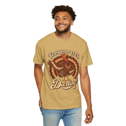 Thanksgiving 'Feast Your Eyes, Darling' Turkey Tee