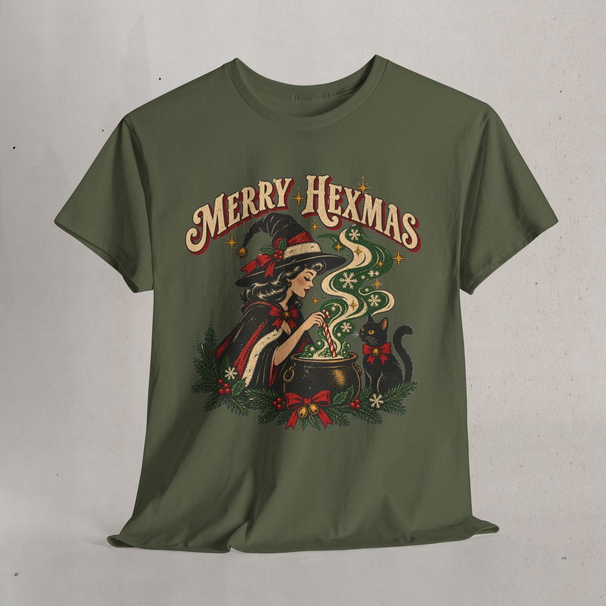 Merry Hexmas Witch Tee