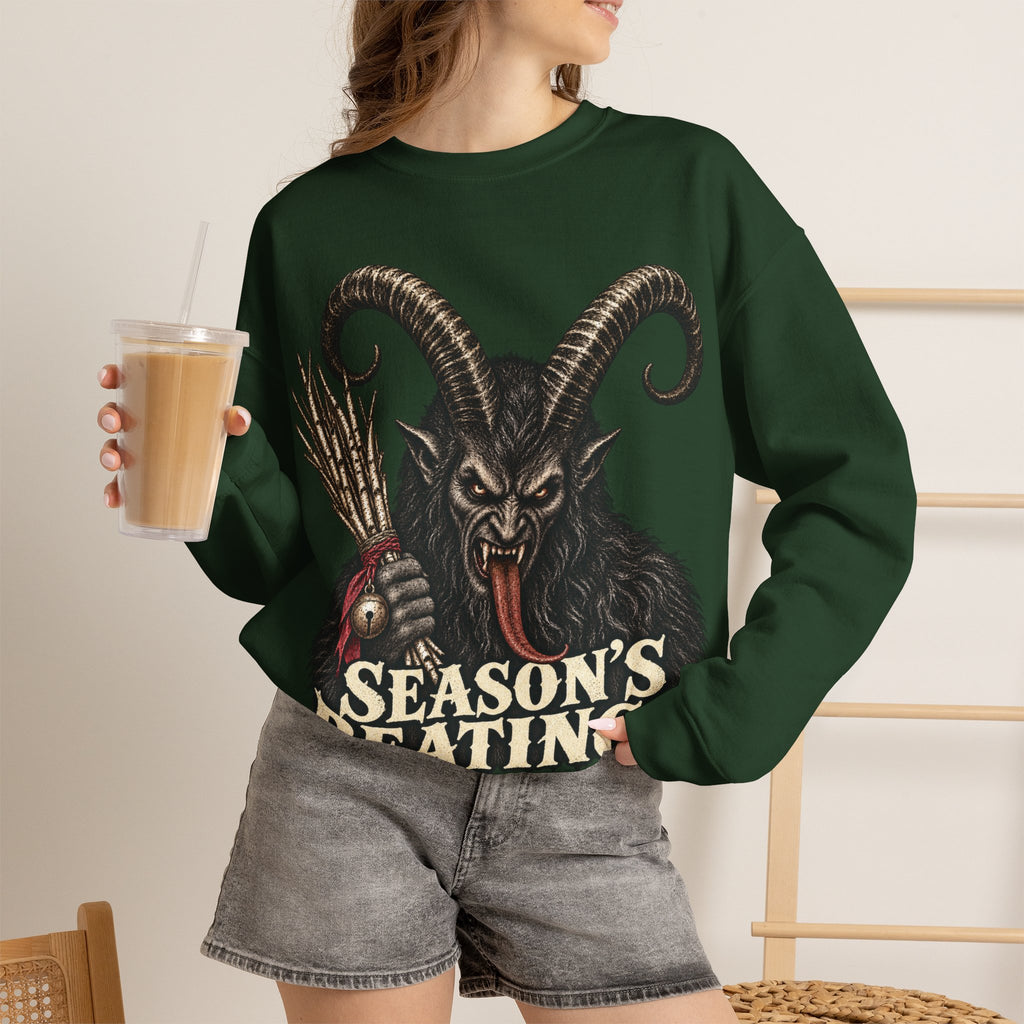 Krampus Christmas Crewneck Sweatshirt