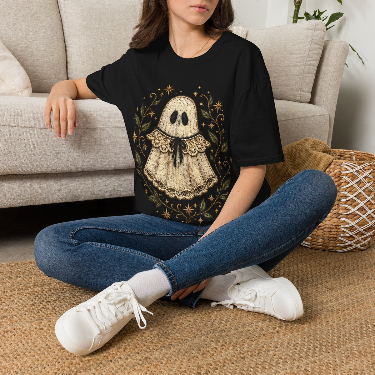Vintage Lace Ghost Tee