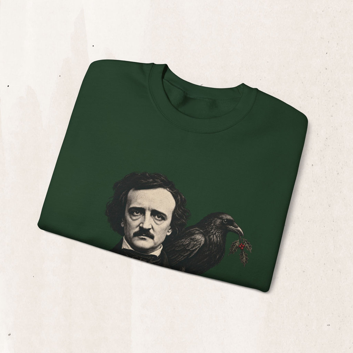 Edgar Allan Poe Christmas Crewneck Sweatshirt