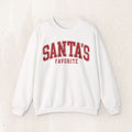 Santa's Favorite varsity Christmas sweatshirt