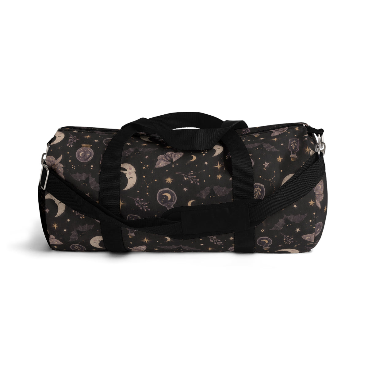 Mystic Moon & Moth Duffel Bag — Celestial Travel Bag