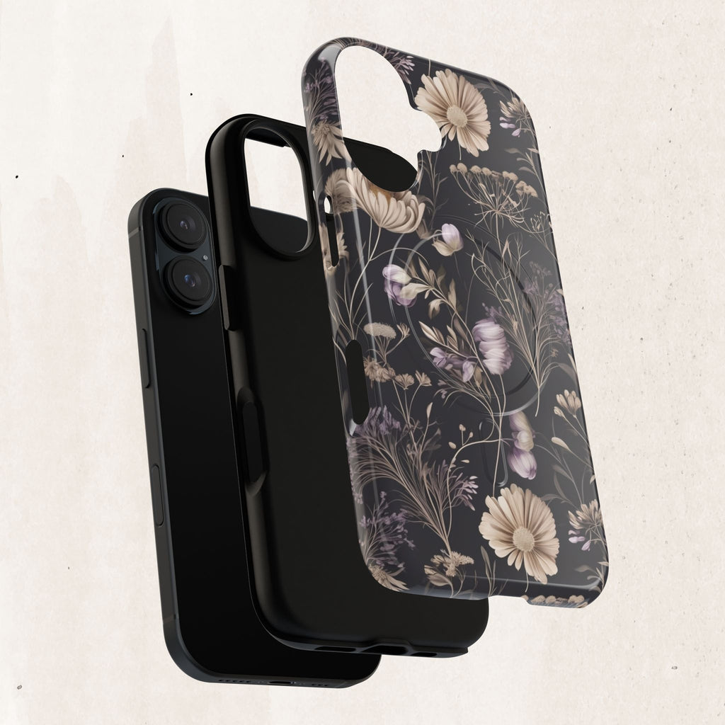 Floral Noir Tough Magnetic Phone Case