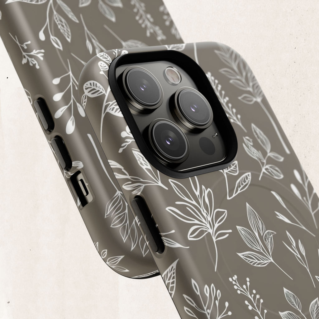 Botanical Leaf Tough Magnetic Phone Case