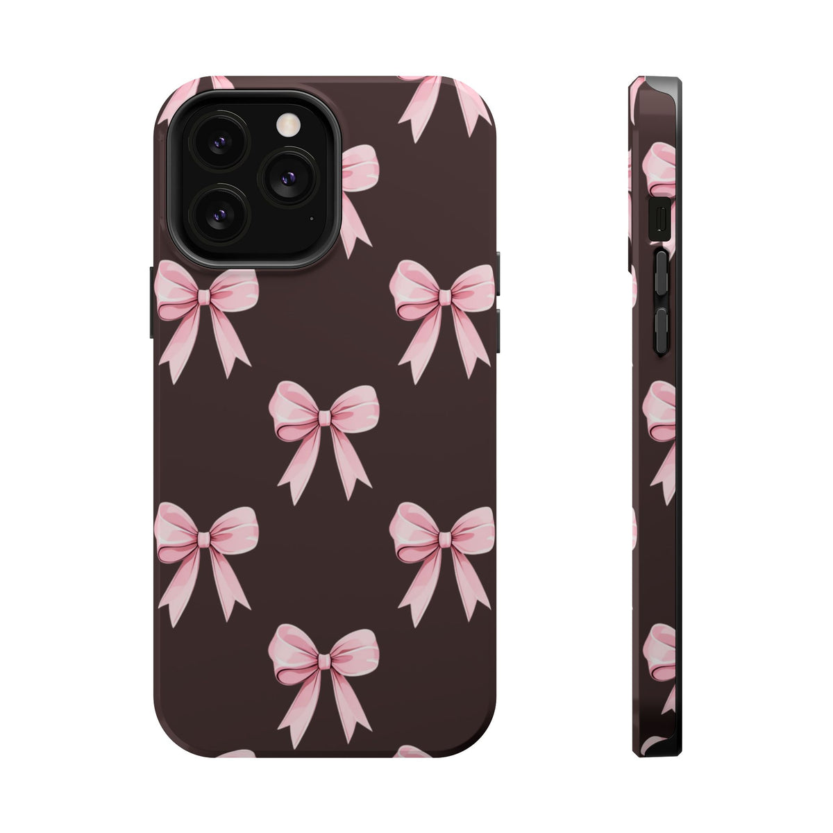 Pink Ribbon Bow Magnetic Phone Case, alternate view