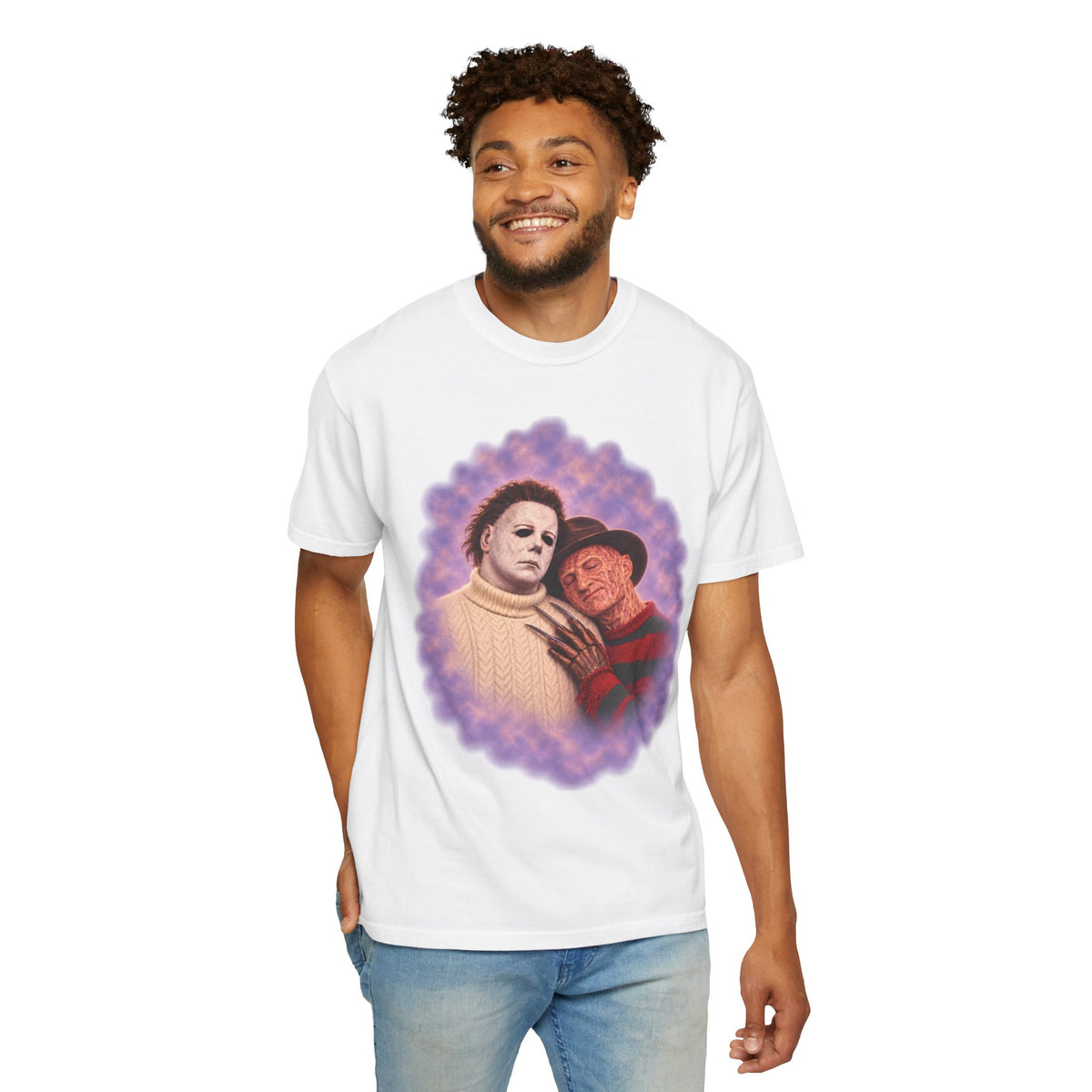 Michael Myers & Freddy Kreuger 80's Portrait Tee