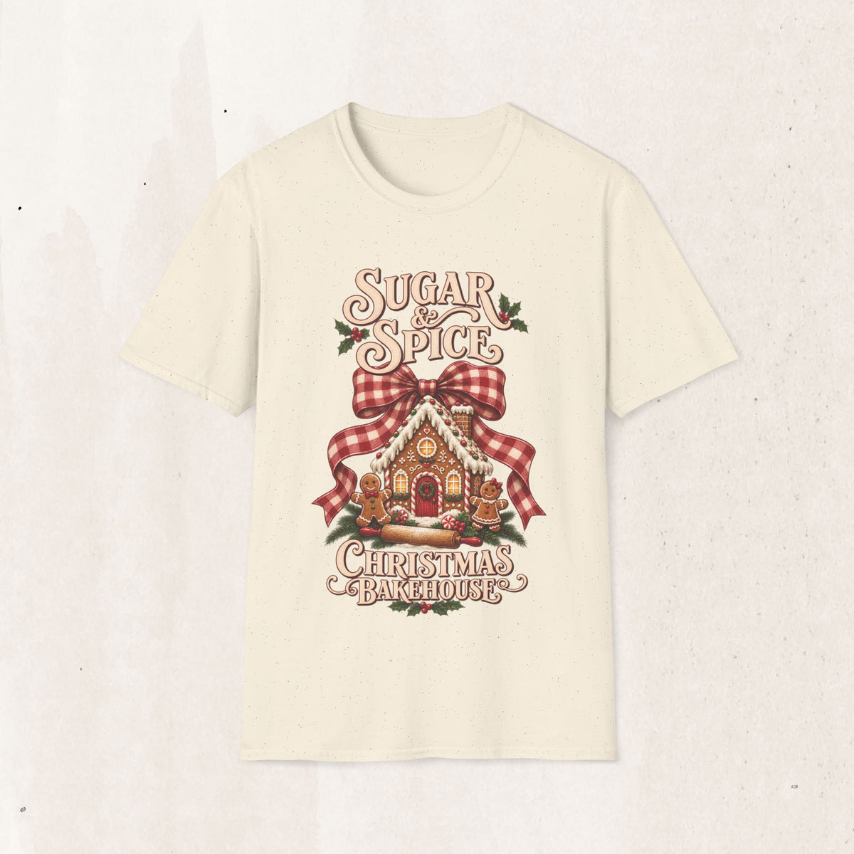 Sugar & Spice Gingerbread Christmas Tee