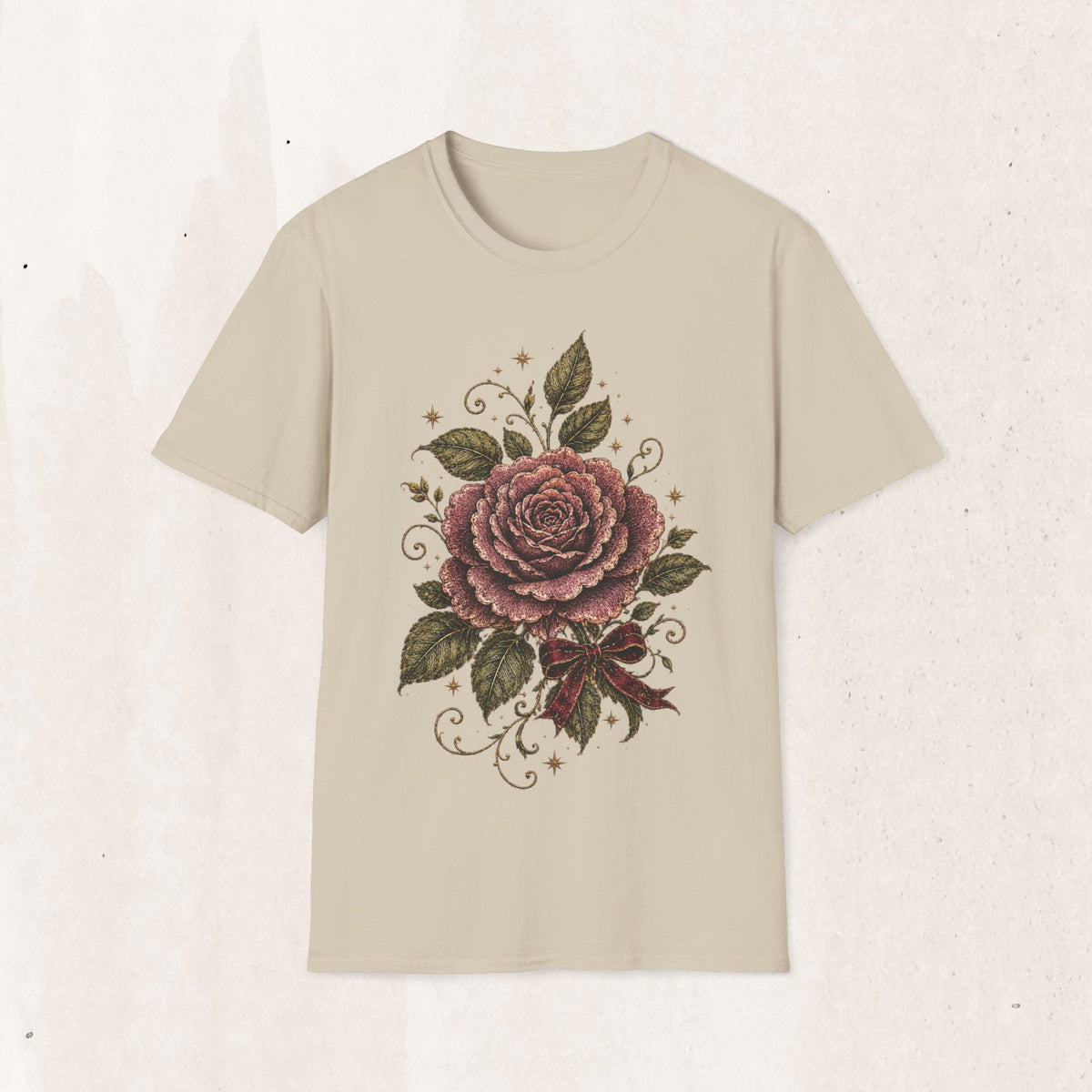 Floral Vintage Rose Tee