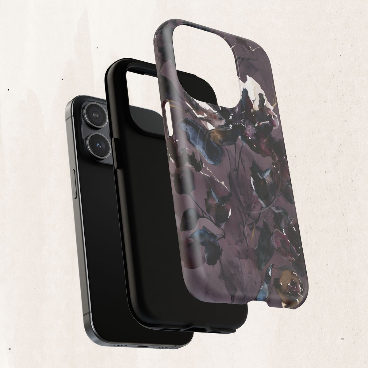 Floral Noir Magnetic Phone Case