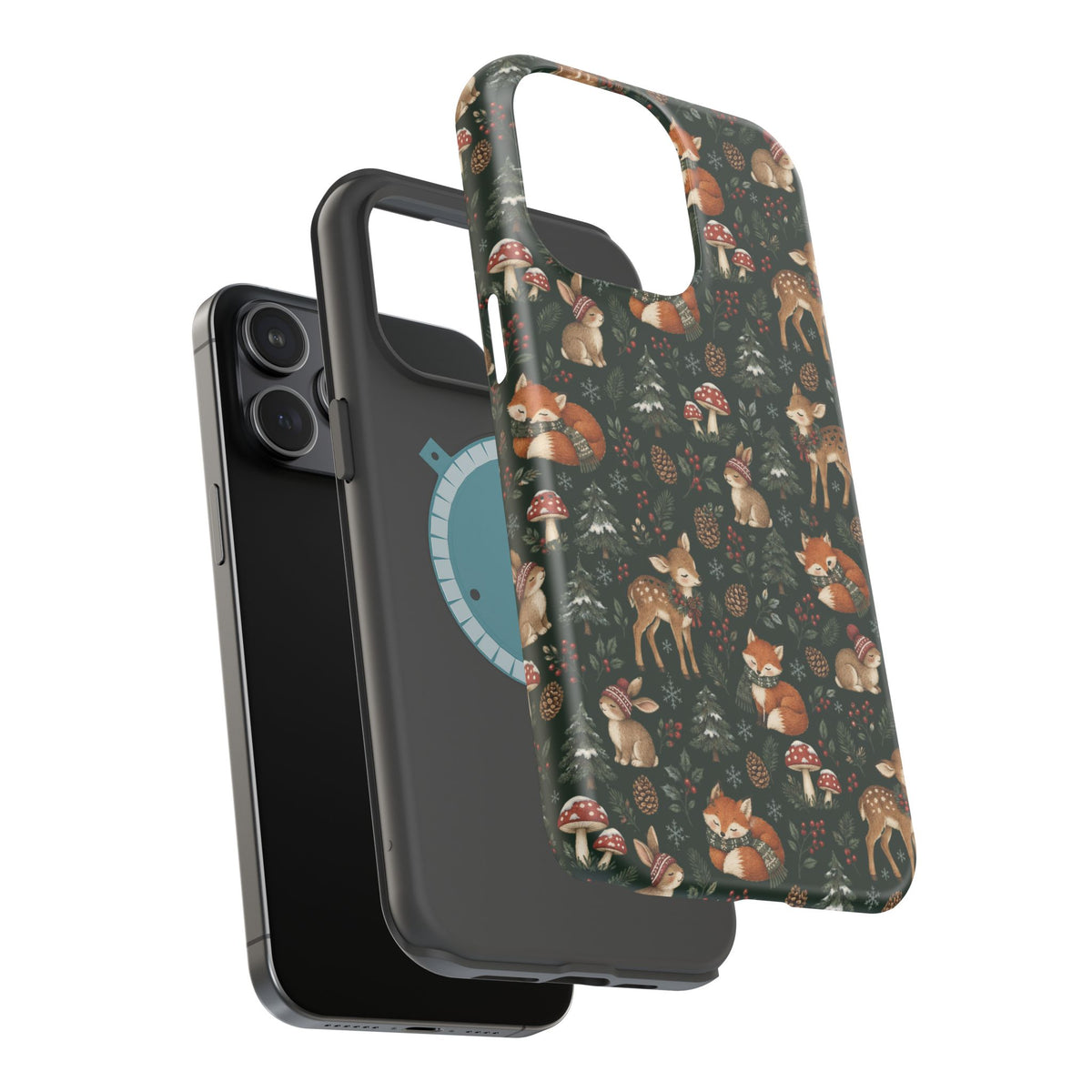 Woodland Fox & Deer MagSafe Phone Case, alternate view