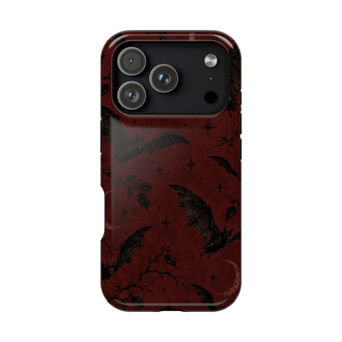 Gothic Bat Moon Magnetic Phone Case, alternate view
