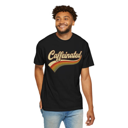 Caffeinated Retro Stripe Tee