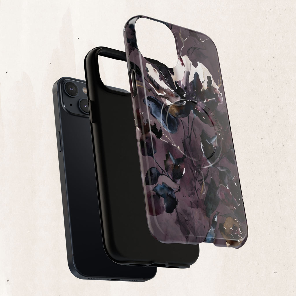 Floral Noir Magnetic Phone Case