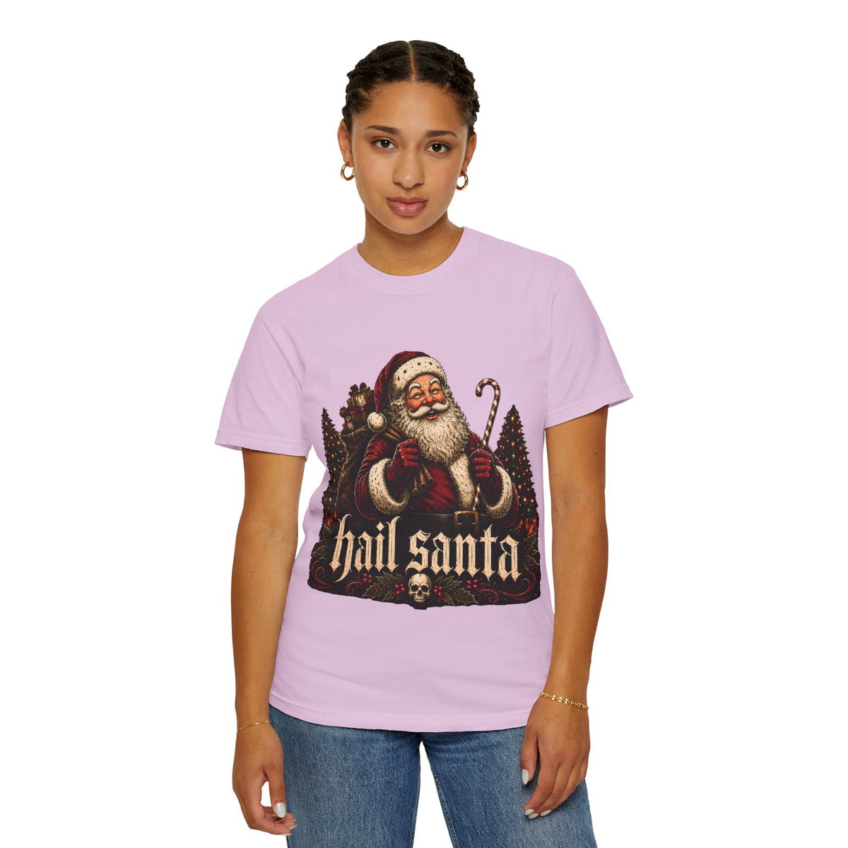 Hail Santa Vintage Graphic Tee