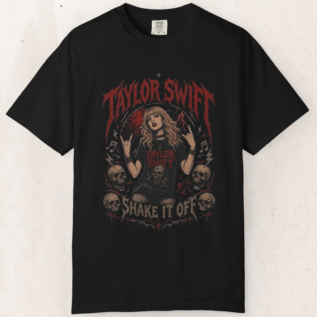 Taylor "Shake It Off"Metal Tee Printify