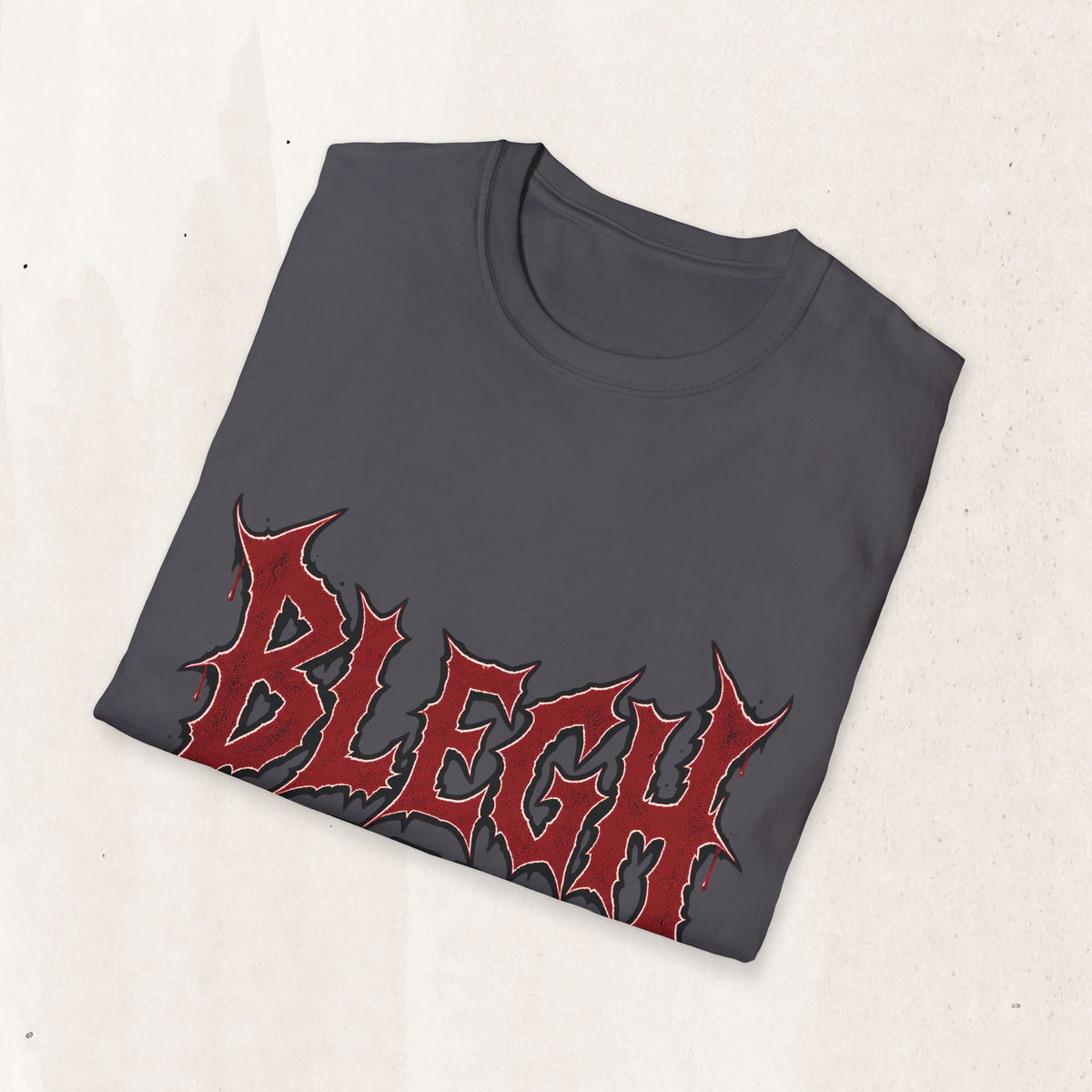 BLEGH the Halls Metal Christmas Tee Printify
