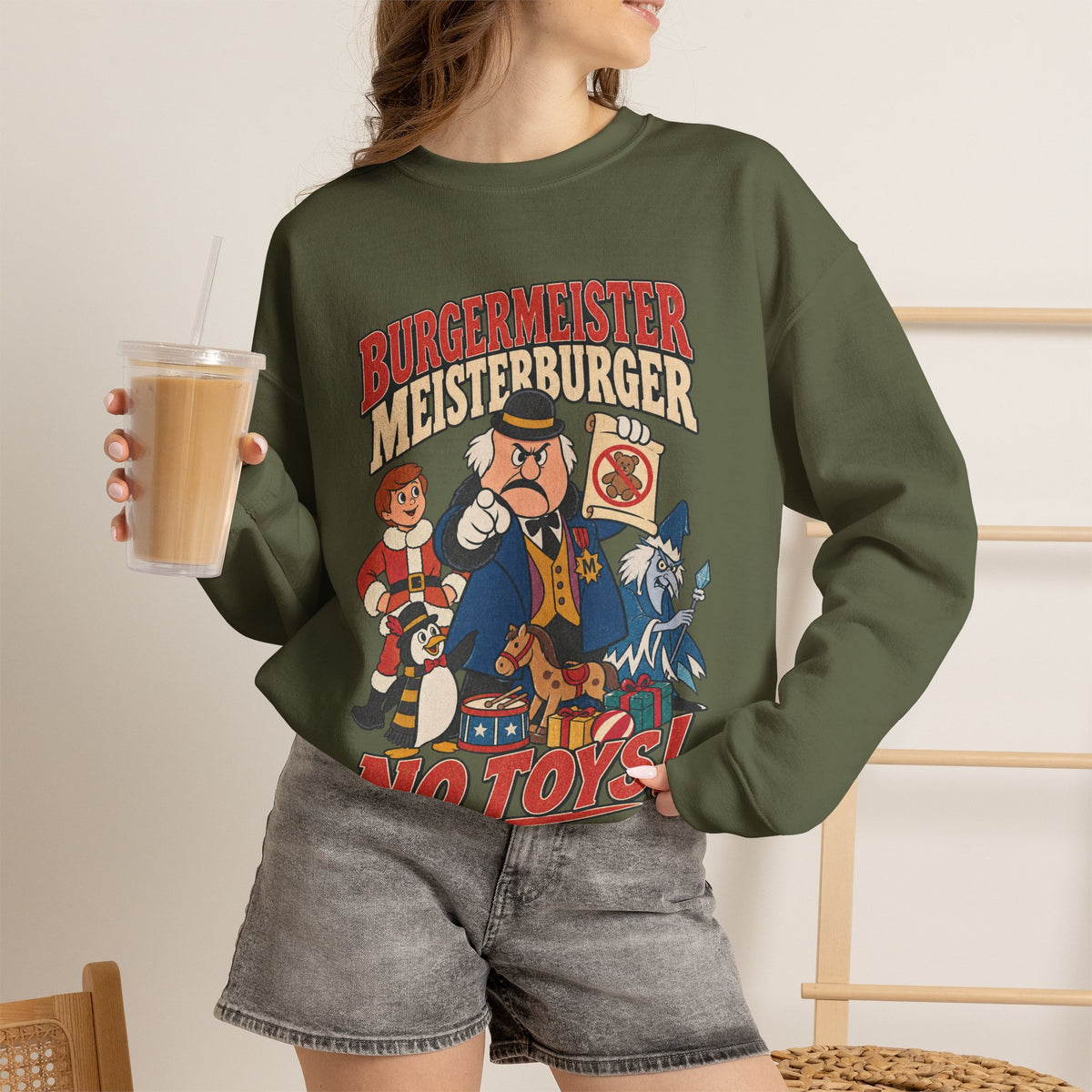Meisterburger 'No Toys!' Crewneck Sweatshirt