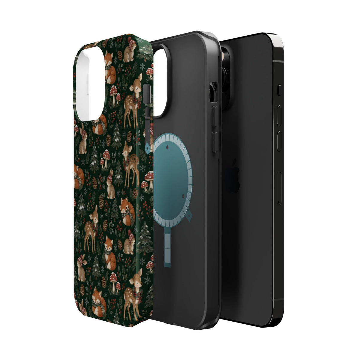Woodland Fox & Deer MagSafe Phone Case, alternate view