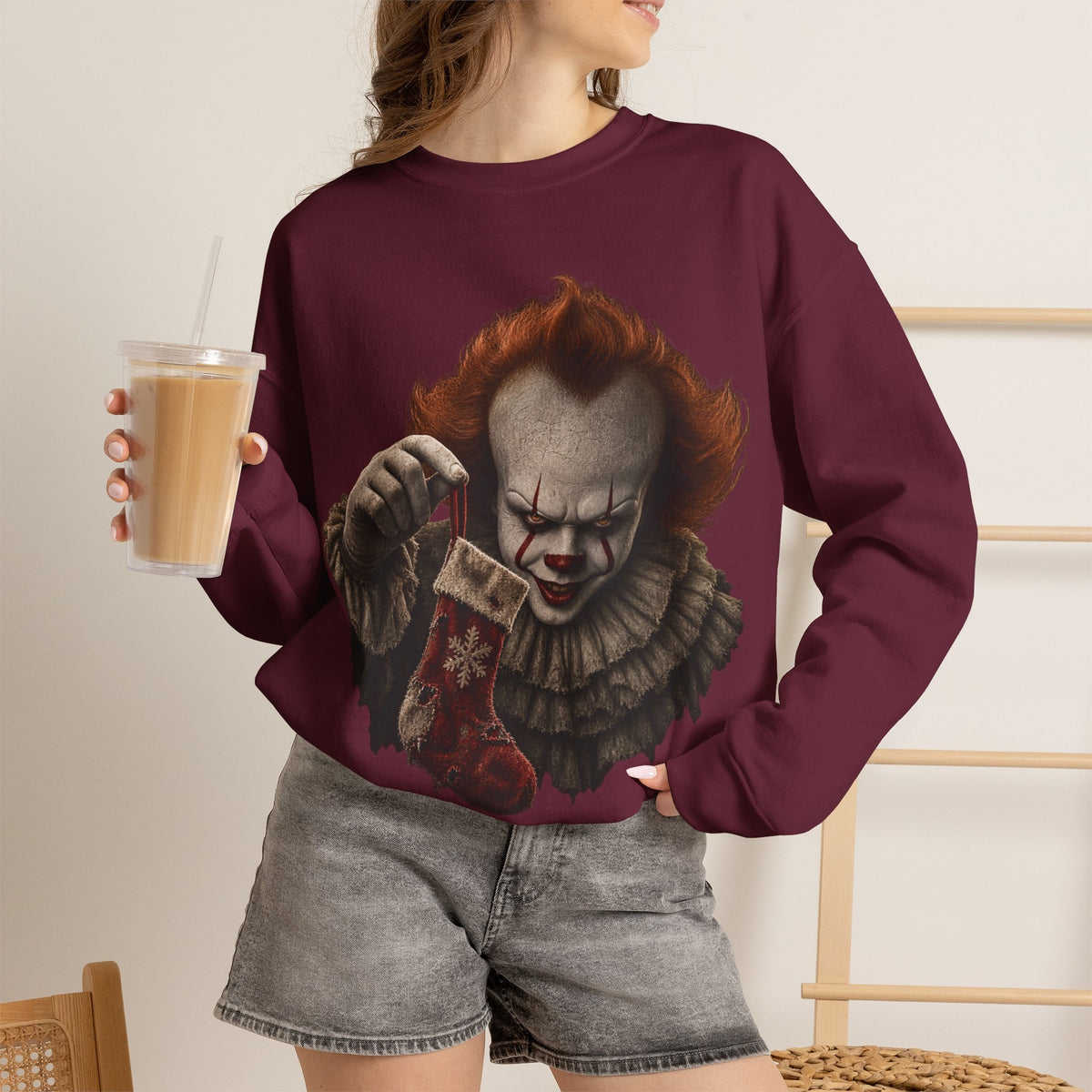 Pennywise Christmas Crewneck Sweatshirt