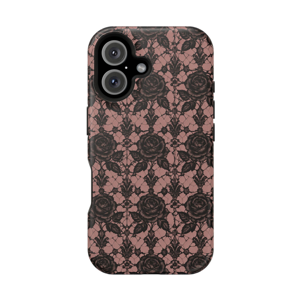 Vintage Black Rose Phone Case, alternate view
