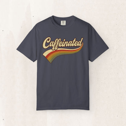 Caffeinated Retro Stripe Tee