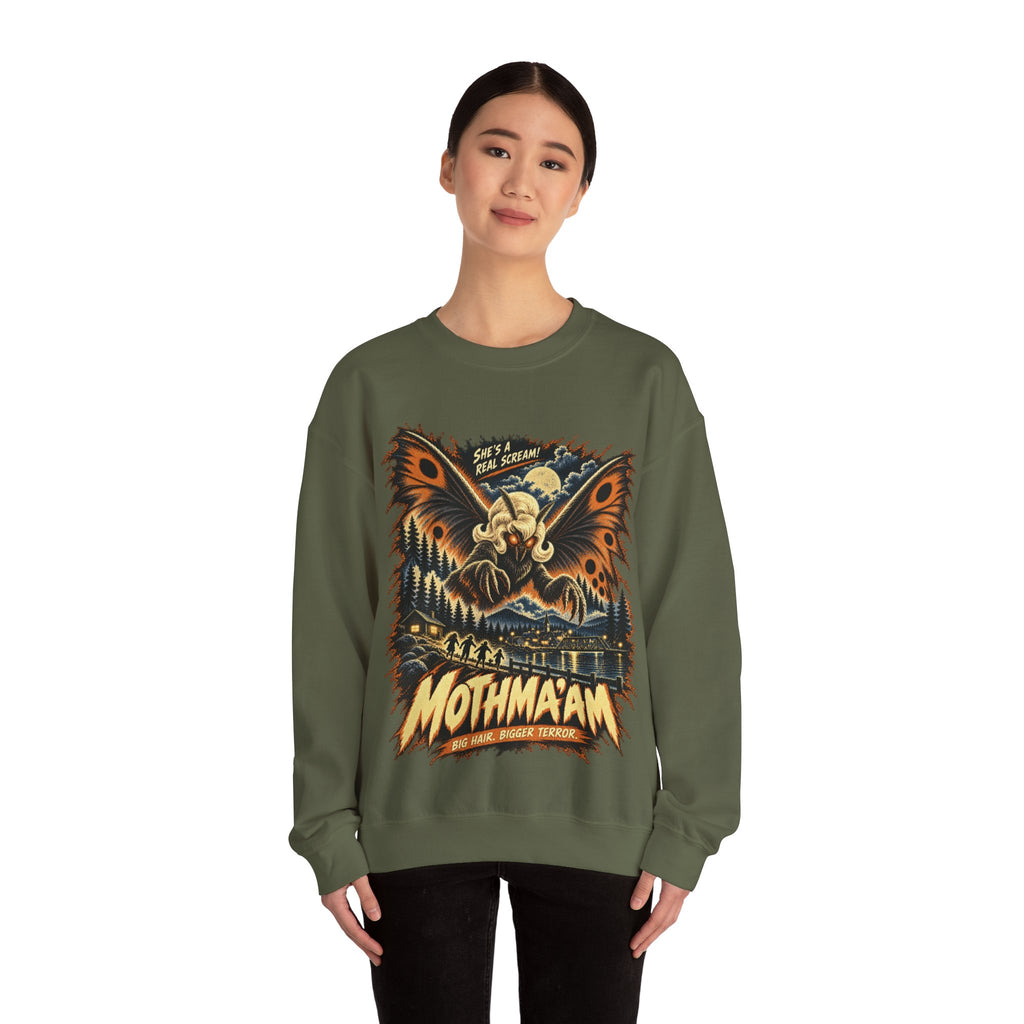 Mothmaam Retro Monster Crewneck Sweatshirt