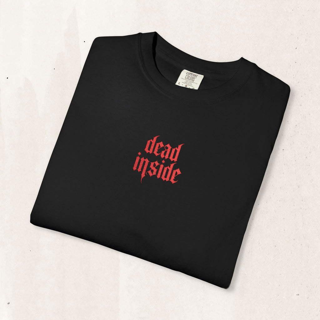 Embroidered "Dead Inside" Tee