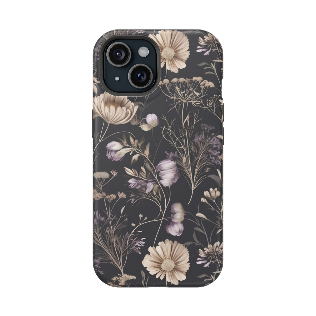 Dark Floral Magnetic Phone Case, alternate view