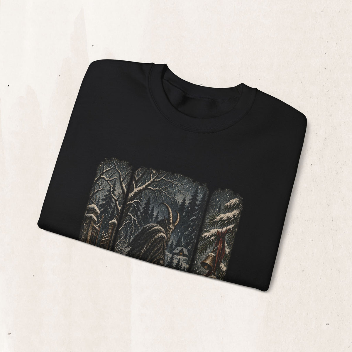 Krampusnacht Winter Forest sweatshirt