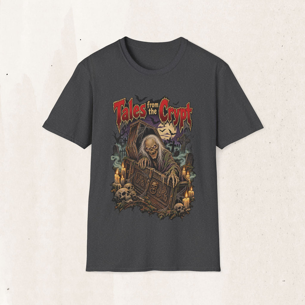Tales from the Crypt Horror T-Shirt — Vintage Gothic Halloween Tee